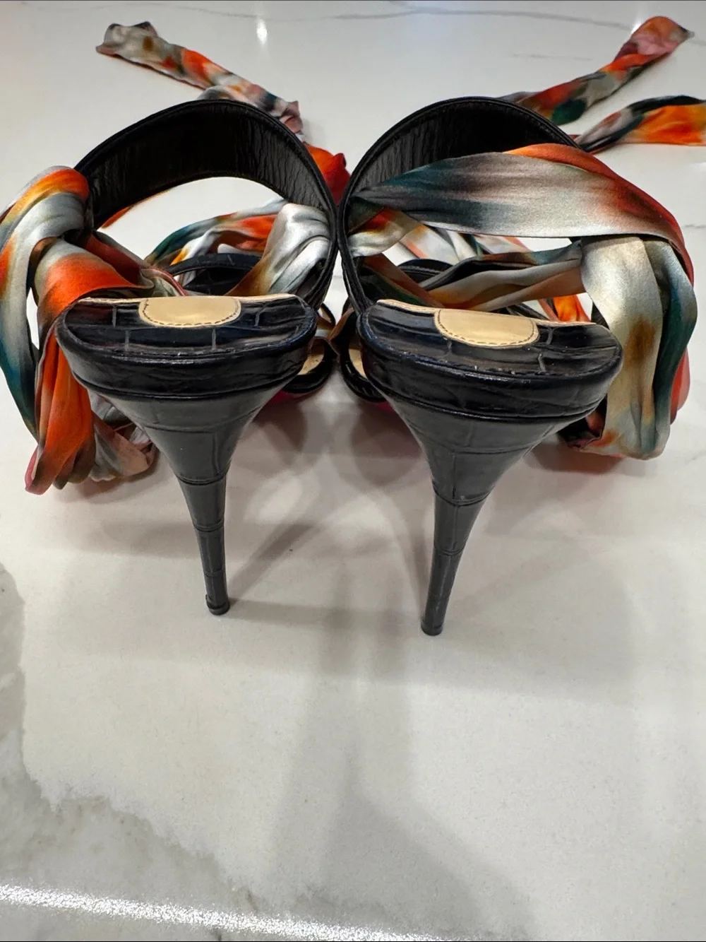 Christian Louboutin Foulard Cheville 100 Sandal